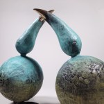 I.K., Round Toucan (Bronze, hauteur 32 cm)
