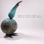 I.K., Round Toucan (Bronze, hauteur 32 cm)