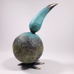 I.K., Round Toucan (Bronze, hauteur 32 cm)