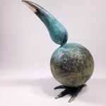 I.K., Round Toucan (Bronze, hauteur 32 cm)