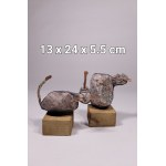 Jacek Drzymała, Stone Cats - a couple (Small)