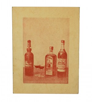 Fabbrica di liquori, cognac e vodka W. CZAJKA già J. RUSSAK Listino prezzi 1936.