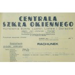 Centrala Szkła Okiennego Hurtownia szkła, luster, listew i obrazów JAN JÓŹWIAK Poznań 25 maja 1937r.