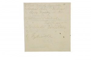 HIPOLIT ROBIŃSKI Receipt for delivery of 8 bottles of liquor, dated 9.8.1918.