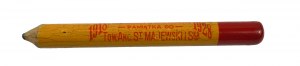 Původní tlustá tužka s reklamou Tow. Akc. St. Majewski na Všeobecné národní výstavě v Poznani [1929], VELMI RARITNÍ