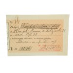 M. PERKIEWICZ Fabryka ceramiczna , cegielnia i tartak LUDWIKOWO p. Mosina zestaw 3 dokumentów [koperta, korespondencja, rachunek] 16.02.0938r.