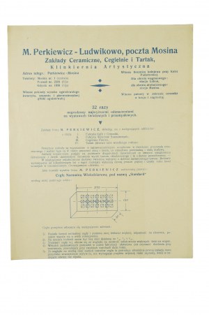 M. PERKIEWICZ Ludwikowo p. Mosina , Produits de revêtement en céramique enregistrés par l'Office des brevets 