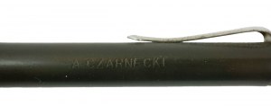 Ołówek automatyczny z rysikiem, sygnowany nazwiskiem A.Czarnecki