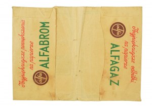 ALFABROM The most beautiful enlargements on Alfabrom / Alfagaz paper, advertisement of ALFA products on paper packaging for negatives