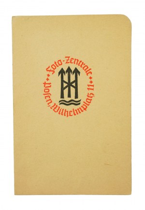 FOTO ZENTRALE Posen Wilhelmplatz 11 , papier do przechowywania zdjęć DUŻY 10x15,2cm