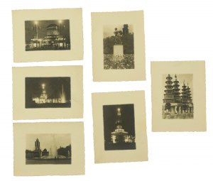 SET di 6 fotografie dell'Esposizione Nazionale Generale di Poznań del 1929.