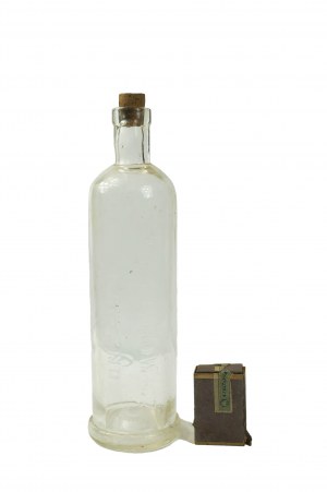 [Gniezno] B. KASPROWICZ originální láhev s vyraženým nápisem B. KASPROWICZ, GNIEZNO[W].