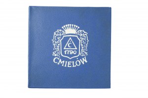 ĆMIELÓW Medal pamiątkowy z okazji 190 lat istnienia zakładu + pamiątkowy znaczek, 1980r.[W]