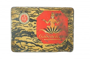 Polski Monopol Tytoniowy oryginalne, blaszane pudełko na papierosy GABINETOWE, [W]