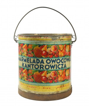 HARTWIG KANTOROWICZ Kantorowitsch's Fruit Marmelade, große Dose/Schale, [W].