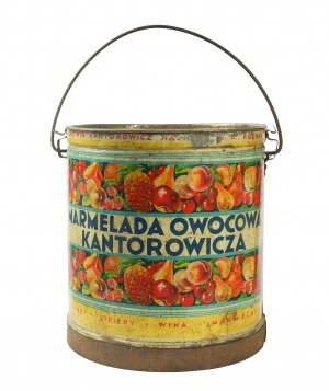 HARTWIG KANTOROWICZ Kantorovich's Fruit Marmelade , obrovská plechovka/miska, [W].