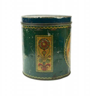 [Krakow] A. PIASECKI S.A. Chocolate Factory, Krakow, original tin tin for sweets of the pre-war 