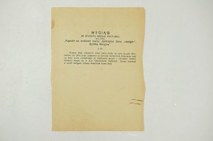 JASTGÓR Joint Stock Company 10 actions à 1000 marks polonais chacune, sans coupons, Varsovie 1922.