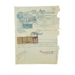 [Lwów] Apteka pod gwiazdą Piotr MIKOLASCH we Lwowie, RACHUNEK z dnia 6 marca 1913 roku