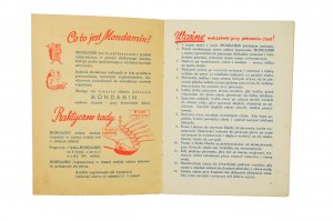 MONDAMIN dans le ménage indispensable et utile comme la farine, le sucre, le sel - publicité avec recettes, [AW1].