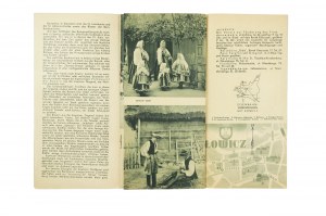 TOURIST SUPPORT LEAGUE folder for foreigners advertising the ŁOWICZ region, photos, German, 1937, [AW1].