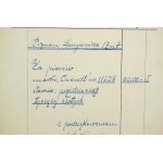 Magazyn Fortepianów Fr. Pawlak & J. Jóźwiak, Poznań Walki Młodych 22, RACHUNEK za pianino, 1947r., autograf właściciela, [AW1]