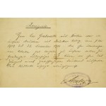 DZIENNIK BERLIŃSKI Świadectwo zatrudnienia, datowane 29.11.1911r., [AW1]
