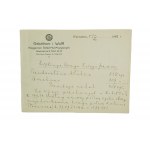 G. GEBETHNER i Spółka 2 RACHUNKI za: 1. Szymonowicz Histologia 36000 marek polskich, datowany 18.I/1923r., 2. Kiplinga Druga księga puszczy z 5.VI.1902r., [AW2]