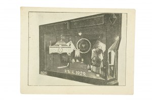 Société de broderie artistique de Poznan Jan Lugierski, P.W.K. 1929. ANNONCE avec photographie du stand, [AW2].