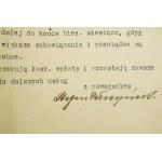 Stefan Pełczyński Hurtownia materiałów budowlanych KORESPONDENCJA z 25.IX.1937r. na druku z nagłówkiem firmowym, [AW2]