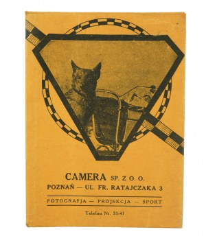 CAMERA Sp. z o.o. Poznan ul. Fr. Ratajczaka 3 confezione originale in carta per foto/negativi con pellicola 