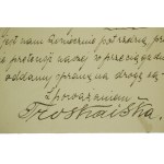 Troska & Co. RAWICZ Fernsprecher nr 47 - wezwanie do zapłaty 6 maja 1927r.