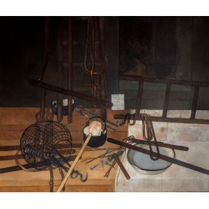 Kiejstut Bereźnicki (b. 1935), Still Life with Ladders, 1985