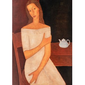 Roman Zakrzewski (1955-2014), Porträt einer Frau, 2002
