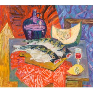 Jan Szancenbach (1928 - 1998), Fish, 1996