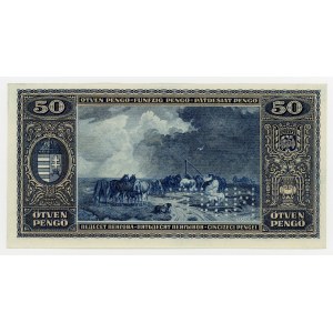 Ungheria, 50 Pengo 1926 MINTA - Modello. Raro (23)