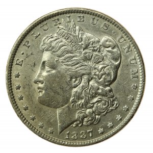 USA, 1 Dollar 1887, Philadelphia - Morgan (103)