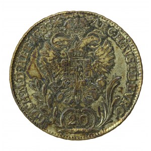 Austria, Józef II, 20 krajcarów 1783-B, Kremnica (123)