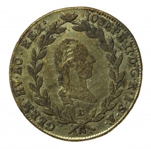 Austria, Joseph II, 20 krajcars 1787 B, Kremnica (125)