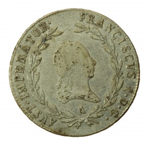 Austria, Francis II, 20 krajcars 1819 A, Vienna (129)