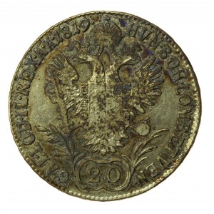 Austria, Francis II, 20 krajcars 1819 A, Vienna (129)