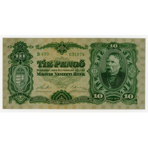 Hungary, 10 pengo 1929 (60)