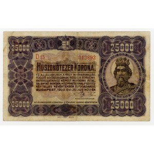 Hungary, 25,000 crowns 1923 (62)