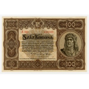 Hungary, 100 crowns 1920 (64)
