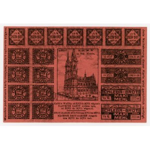 Łódź, Lebensmittelkarte für Kartoffeln und Zucker 1916 - 29 (314)