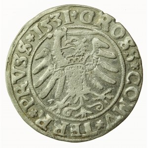Zygmunt I Stary, grosz 1531, Toruń - PRVS/PRVSS (898)