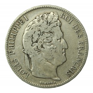 France, Louis Philippe I, 5 francs 1838 A, Paris (529)