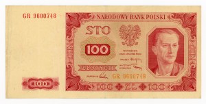 PRL, 100 zloty 1948 GR - unframed (458)