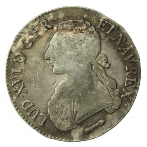Francja, Ludwik XVI, Ecu 1783 Q, Perpignan (140)
