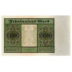 Niemcy, zestaw 10.000 marek 1922. Razem 5 szt. Kolejne numery (621)